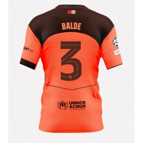 Lacne Muži Futbalové dres Barcelona Alejandro Balde #3 2025-26 Krátky Rukáv - Tretina